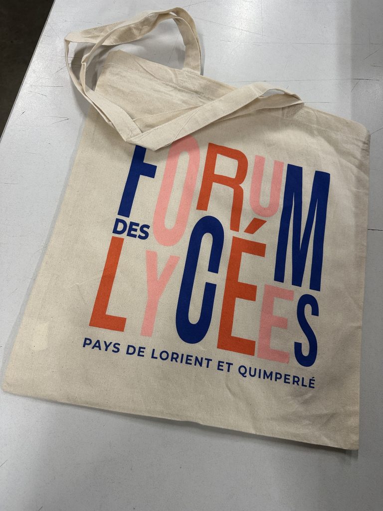 tote bag personnalisé forum des lycées