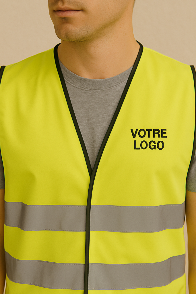 gilet dr sécurité personnalisable