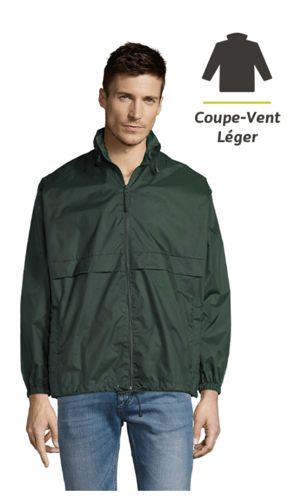 mannequin homme portant le best seller coupe-vent de chez Graphy West