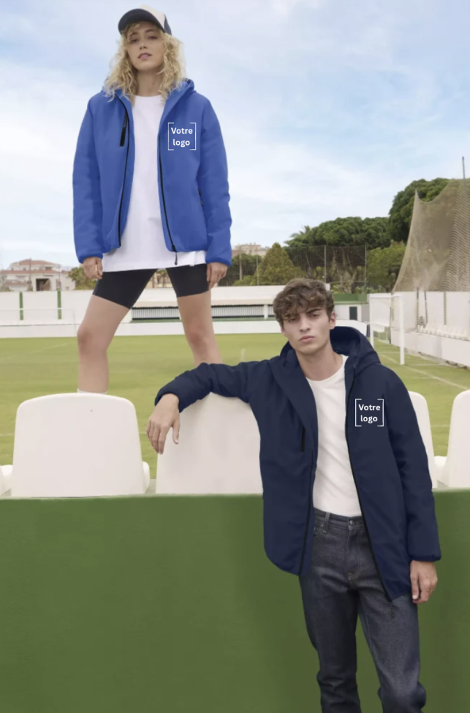 veste à personnalisée